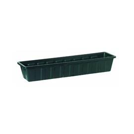 Root & Vessel Poly-Pro Plastic Flower Box Planter, Hunter Green, 36-Inch