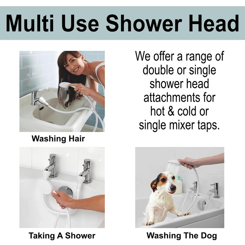 Home Flair Portable Shower | Push On Tap Shower Head