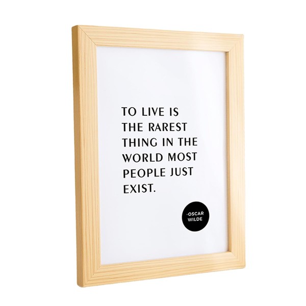 marysgift Frames Square Picture Poster Photo Frame Wood Vintage Desktop