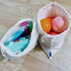 Piowio 8PCS 10x12 Inch Drawstring 100% Cotton Muslin Bags Reusable