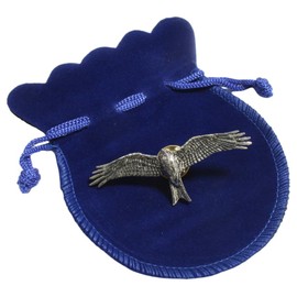 Red Kite Lapel Pin Badge In Velvet Pouch Or Gift Box With Free Engraving 296