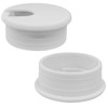 Litoexpe 2 Pcs White Desk Cord Grommets 1-3/4 Inch, Plastic