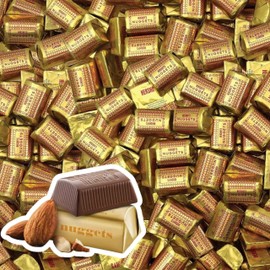 Milk Chocolate Almond Nuggets – 2 lbs Bulk Pack (~80 Pieces) – Individually Wrapped Gourmet Candy Bites – Rich Creamy Chocolate with Crunchy Whole Almonds – Perfect for Sharing, Snacking & Gifting