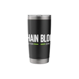 Blockchain Technology Cryptocurrency Day Trader Crypto Stainless Steel Insulated Tumbler