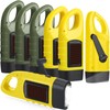 Mudder 6 Pcs Hand Crank Solar Powered Flashlights Emergency Rechargeable
