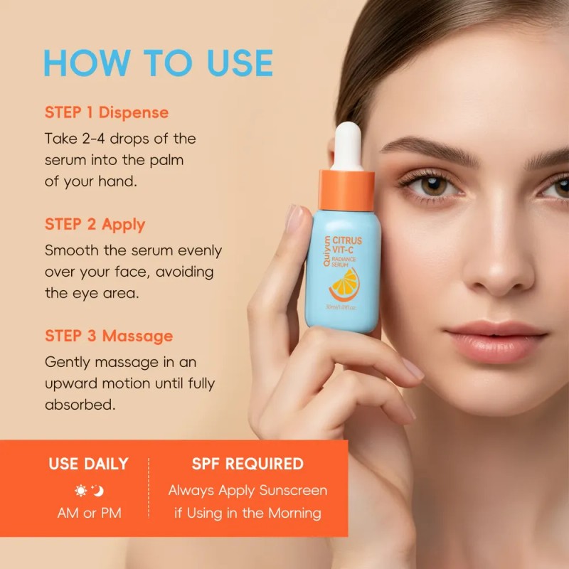 Quiyum Vitamina C Serum Facial Hidratante Con 30ml