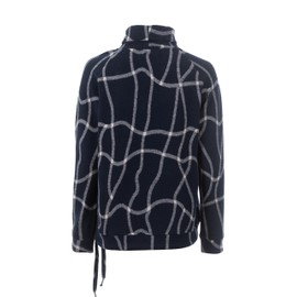 s'questo Sweatshirt Sweatshirt, Blau, gemütlich, cool, Allover-Print Navy 46 Soquesto Kollektion Sweet Soul