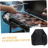 NOLITOY 190t Polyester Barbecue Grill Cover Outdoor BBQ Protector for