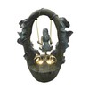 Hi-Line Gift Ltd. Girl ON A Swing Fountain with 2