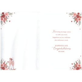 Ruby 40th Anniversary Card - We also have birthday cards/christmas cards/thank you cards/wholesale/multipack