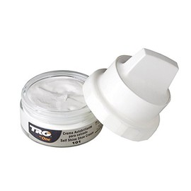 TRG Shoe Cream 1.7 Ounce Shoe Cream Amazing Vibrant Colors! | Shoe Care Self Shine Leather Boots, and Leather Shoes (#01 White)