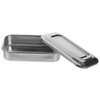 JECOMPRIS Stainless Steel Tray with Lid Medical Instrument Tray