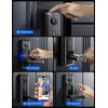 CAMCAMP Smart Lock with Camera & Handle Fingerprint Keyless Door