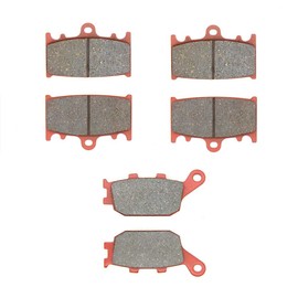 MEXITAL Front and Rear Brake Pads for GSF650 Bandit / GSX 650 (08-14) / SV 1000 (03-07) / GSF 1250 Bandit (07-16) / GSX 1250 (10-16) GSF 1200 Bandit (06-10)