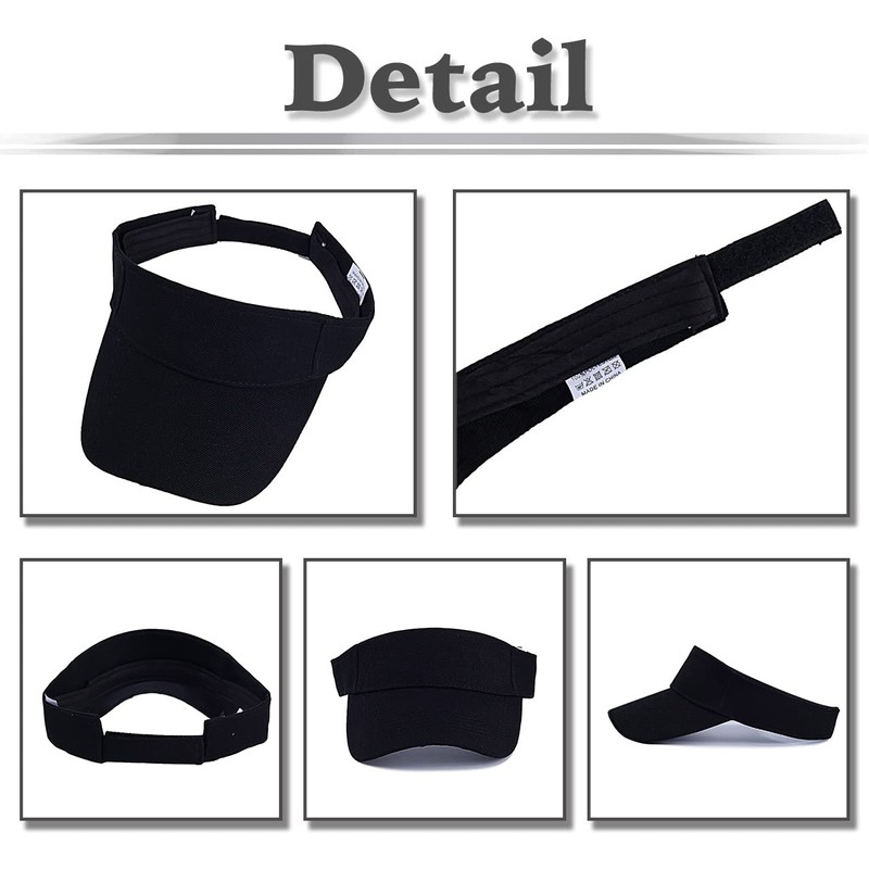 White Fang CA540 Women's Visor, Sun Visor, Plain, Hat, Stylish,