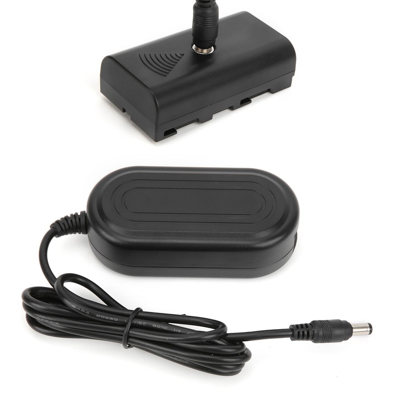 AC Power Adapter DC Coupler NPF550 Full Decoded Dummy Battery
