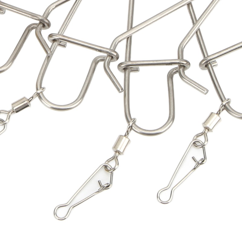 Fish Stringer Live Fish Lock with Reel Float Steel Wire