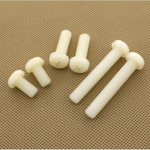 Unbranded/Generic US Stock 50pcs M2 x 12mm Nylon screws round