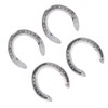 4pcs Horseshoes Aluminum Alloy Light Weight Reliable Practical Horse Riding