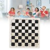 Chess Checkers Set 13.8in Board 2 in 1 Anti Slip