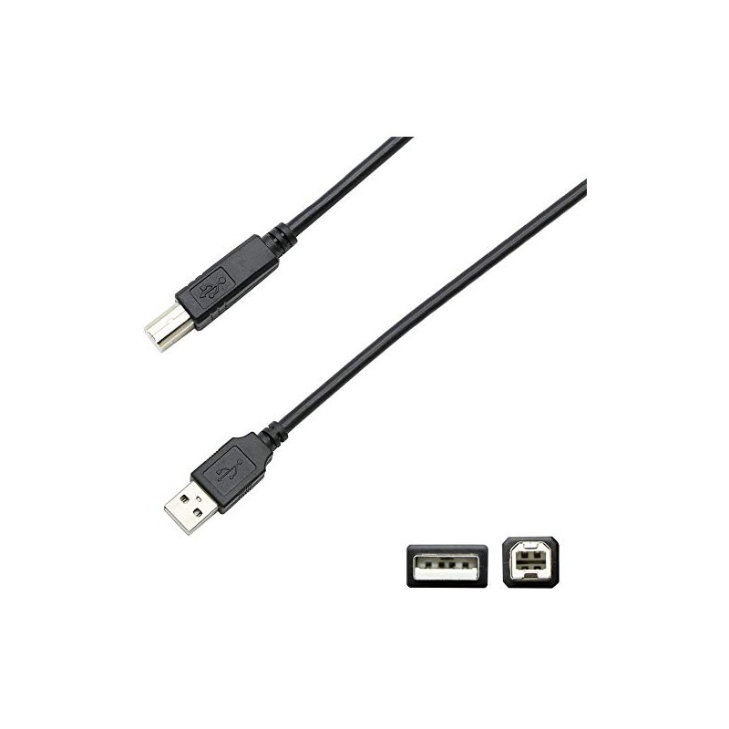 WEARE USB B MIDI Cable USB 2.0 Cord Compatible for