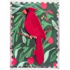 Crystal Paper Cuts RED CARDINAL CHRISTMAS BIRD Embossing & Cutting