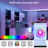 WBM Smart RGB LED Strip Lights, IP65 Waterproof 16.4 ft