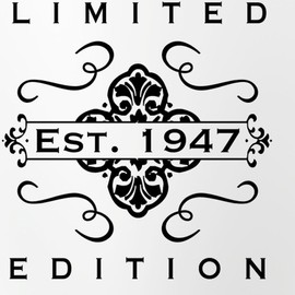 CafePress 1947 Limited Edition Pint Glass, 16 oz. Drinking Glass