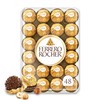 FERRERO ROCHER Fine Hazelnut Milk Chocolate Gift Box, 48 Count,
