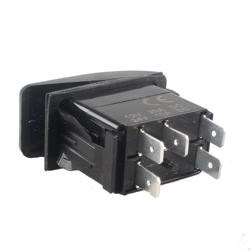 Mintice™ 12 V Car Red Light Illuminated Rocker Switch Rocker