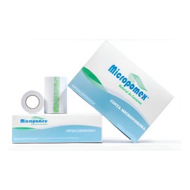 Cinta Microporosa Micropomex Rollo 5cm 10m Hipoalergénica Blanco Unidades