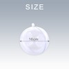 TKY Plastic Ball, Plastic Sphere, Ornament, Ball, Decorative, Clear, Hollow,