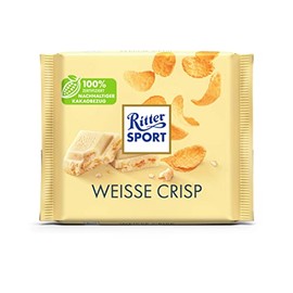 Ritter Sport Chocolate | Ritter Sport With & Crisp | Ritter Chocolate | German Chocolate Bars | 3,5 Ounce Total