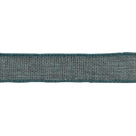 Ribbonitlux Teal Burlap Wired Ribbon, 1 inch x 20 Yards, Wired Edge Burlap Ribbon for Gift Wrapping, Big Bow, Wreath, and Christmas Tree Decoration