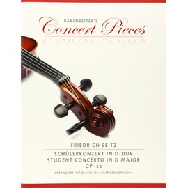SEITZ - Concierto nº 5 Op.22 en Re Mayor (1ª Posicion) para Viola y Piano (Sassmannshaus)