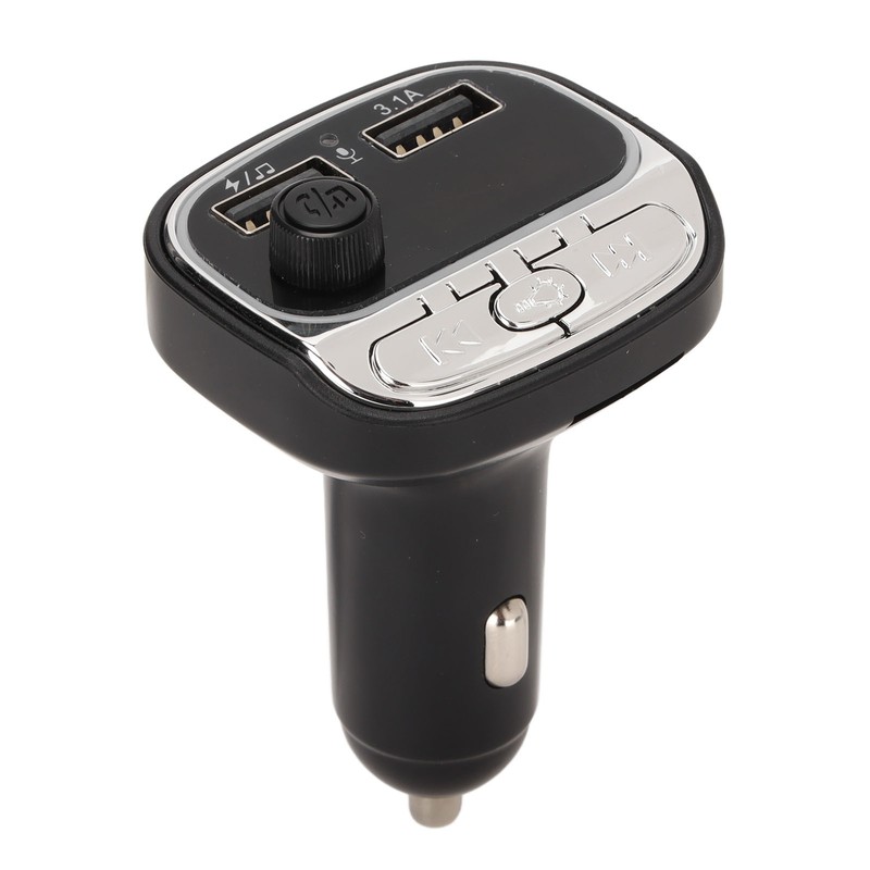Car MP3 Player Hands Free Stereo QC3.0 Fast Charging Bluetooth
