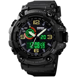 Gosasa Men's Watches Multi Function Military S-Shock Sports Watch LED Digital Waterproof Alarm Watches