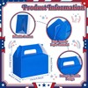 Colarr 24 Pcs 4th of July Treat Boxes with Handles,