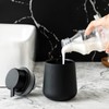 Umlaca Foaming Soap Dispenser - 320ml/11oz Black Soap Dispenser Ceramic