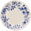 Moomin Blue Flora 13 Plate Cobana