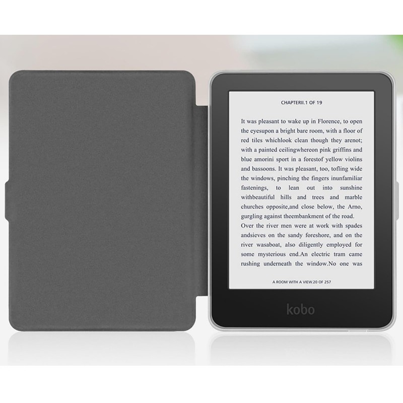 GIOPUEY Case Compatible with Tolino Shine Color/Shine 4/5, Flip PU