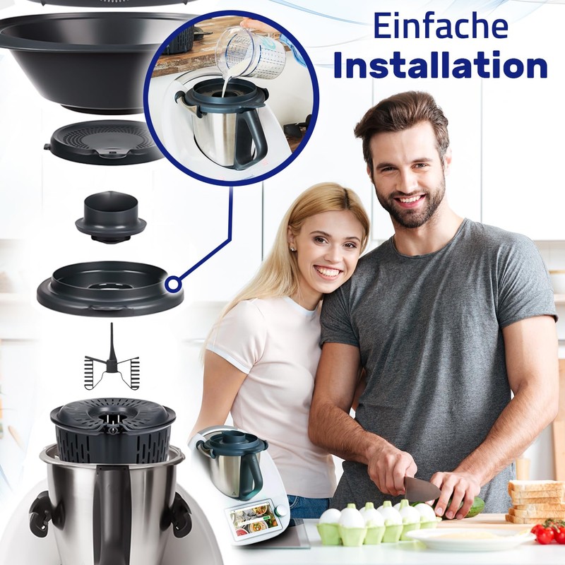 MONTERAL Lid for Vorwerk Thermomix TM5 TM6 Food Processor Kit