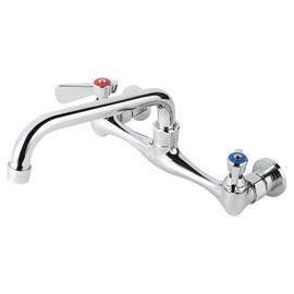 EquipmentBlvd AA Faucet AA-708G NSF Wall Mount Commercial Duty No Lead Faucet (8" Swivel Spout)