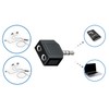 deleyCON 2 pieces 3.5 mm jack stereo audio adapter distributor,