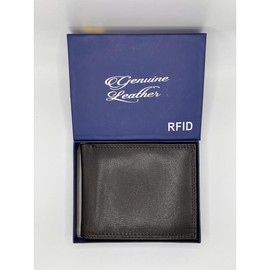 RFID-Blocking Executive Wallet with Double Flap Card Holders, Secure Cash Slot, and Premium Stitching - Available in Classic Black and brown - Color: Brown