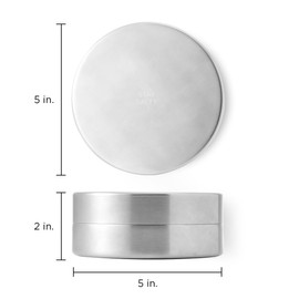 Houdini H4-013904T Glass Rimmer, 5 Inch Diameter, Stainless Steel,0.25 cubid feet
