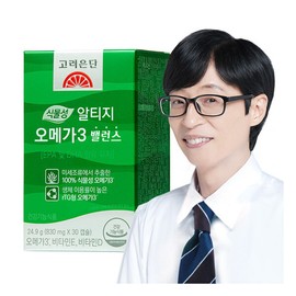 고려은단 1박스 식물성 알티지 오메가3 밸런스 1박스 Koryo Undan 1 Box Plant-Based RTG Omega-3 Balance 1 Box