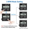 Linkstyle Small Engine Tachometer, Digital Tachometer Tach Gauge Reset Function
