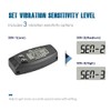 Jayron Digital Wireless Hour Meter,Vibration Activation,Maintenance Reminder,Resettable Job Timer,User Lock