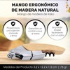 Iroko Professional Robust Elegant Stainless Steel Corkscrew with Wooden Handle
